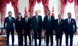 Cumhurbaşkanı Erdoğan, 4 spor kulübü başkanını kabul etti