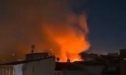 Esenler'de boş binada çıkan yangın söndürüldü