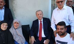 Cumhurbaşkanı Erdoğan, Rize'de komşularını ziyaret etti