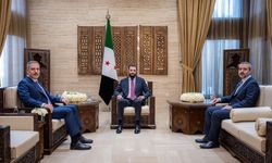 Şara, Bakan Fidan'ı kabul etti
