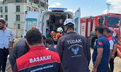 Başakşehir'de inşaat alanında toprak kayması