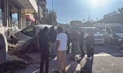 Arnavutköy'de kaza anı kamerada