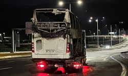 Yanan otobüste hayatını kaybedenlerin cesetleri Adli Tıp Kurumu'na kaldırıldı