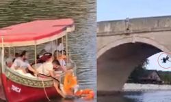 Meriç Nehri’ne düşen vatandaşı gezi teknesi kurtardı