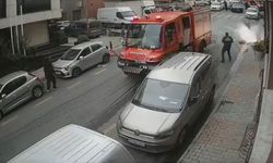 Kağıthane’de yer altı kablolarında yangın: Otomobilini çekerken patlama oldu