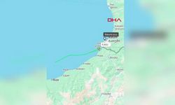 Rize açıklarında uçak denize acil iniş yaptı