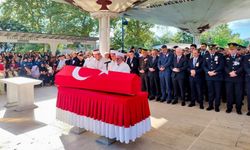 Şırnak'ta kazada şehit olan polis memuru Melih Kaygusuz, son yolcuğuna uğurlandı