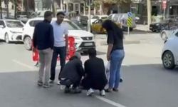 Sultangazi'de elektrikli scooter yayaya çarptı