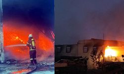 Tekirdağ'da geri dönüşüm tesisinde yangın