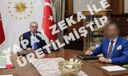 Erdoğan ve Gürlek'le yapay zeka destekli fotoğrafını paylaştı: Gözaltı kararı