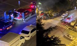 Beşiktaş’ta gece yarısı havai fişek hareketliliği