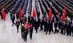 Cumhurbaşkanı Erdoğan ve devlet erkanı Anıtkabir’de