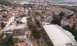 Eyüpsultan’da ağaçların kesildiği iddia edilen güzergah havadan görüntülendi