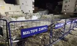 Maltepe’de çöken binanın enkaz kaldırma çalışmaları tamamlandı