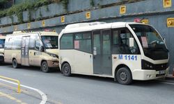 Minibüs şoförlerinden 'Hattımızı iptal edin' eylemi