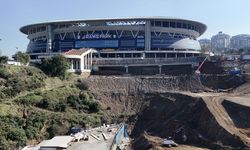 Selin ardından Galatasaray stadının çevresinde çalışmalar havadan görüntülendi