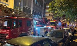 Bahçelievler'de 6 katlı apart otelde yangın