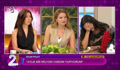2. Sayfa programında Dilan Polat fenalaştı, yardım için eşine seslendi! O anların görüntüsü