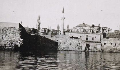 Doğu Roma döneminde geçiş kapısıydı, kaybolmaya yüz tutan tarihi yapı havadan görüntülendi