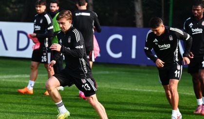 Beşiktaş'ta Rafa Silva, takımla birlikte çalıştı
