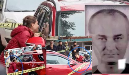 Eşinin cansız bedeninin bulunduğu aracın camına vurup gözyaşlarına boğuldu