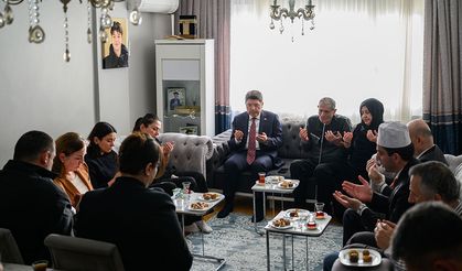 Adalet Bakanı Tunç, Atlas Çağlayan’ın ailesini ziyaret etti