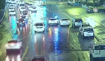 Polisin sıcak takibi kamerada!