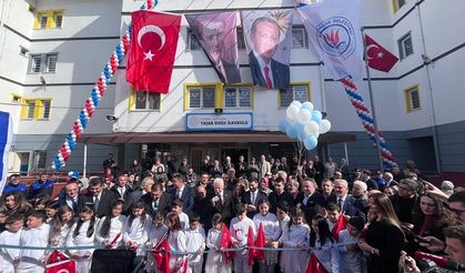 Kağıthane’de yenilenen okul binası hizmete açıldı