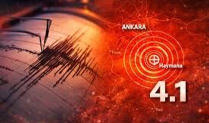 Ankara'da 4.1 büyüklüğünde deprem