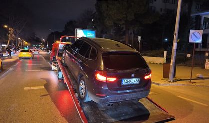 Makas attı, ehliyetinden oldu