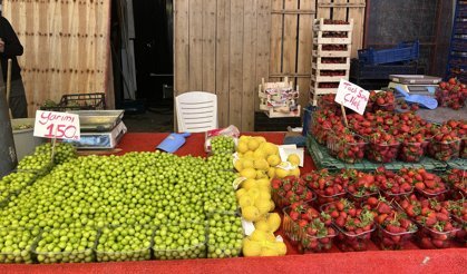 Yaz meyveleri pazar tezgahlarında yerini aldı