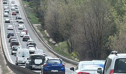 Bolu'da bayram dönüşü yoğunluğu başladı