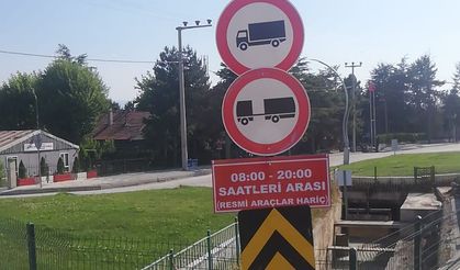 Bolu'da ağır tonajlı araçlara saat sınırlaması