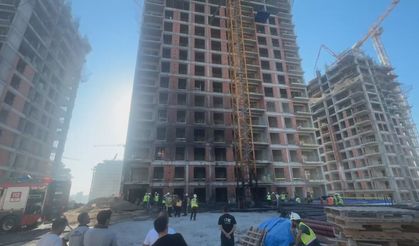 Bağcılar'da inşaat alanında çıkan yangın söndürüldü