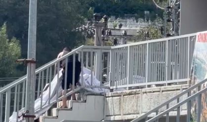 Erdoğan'ın pankartına zarar veren şüpheli tutuklandı