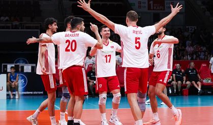 A Milli Erkek Voleybol Takımı, hazırlık maçında Danimarka'yı mağlup etti