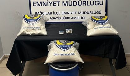 Bağcılar'da uyuşturucu imalathanesine baskın