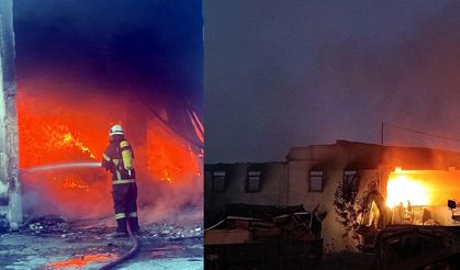 Tekirdağ'da geri dönüşüm tesisinde yangın