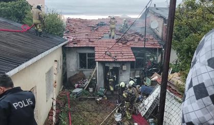 Maltepe’de gecekondu yangını