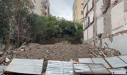 Bayrampaşa’da yıkım sonrası şaşırtan görüntü