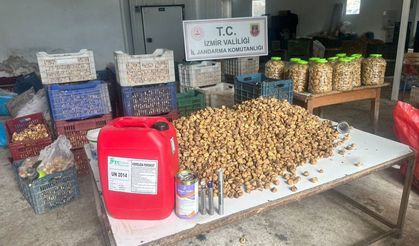 İncir deposunda akılalmaz yöntem ortaya çıktı