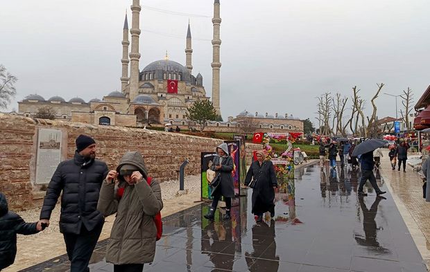 Bayramda Edirne’ye turist akını