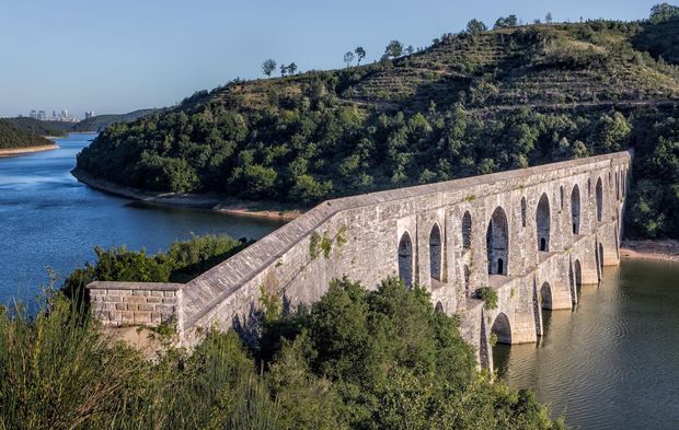 İstanbul'un tarihi su yollarını belgeyen fotoğraf sergisi açıldı