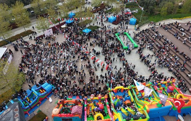 23 Nisan Millet Bahçesi’nde coşkuyla kutlandı