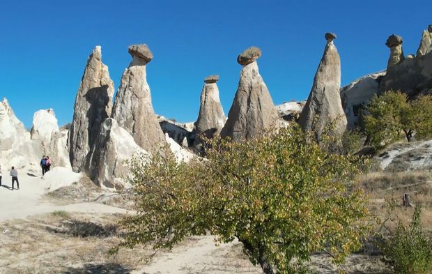 Kapadokya'da sonbahar güzelliği