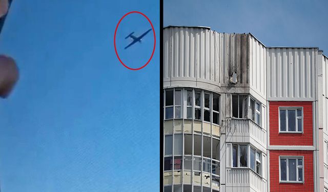 Moskova'ya İHA saldırısı: Binalara isabet etti