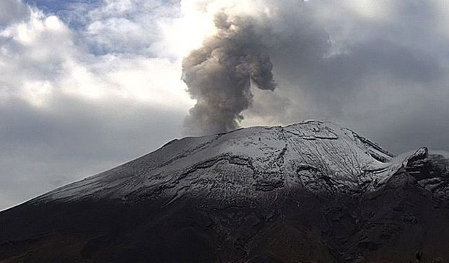 Popocatepeti Yanardağı'nda 3 yeni patlama