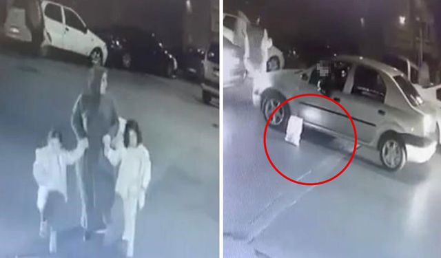 İstanbul’da görülmemiş hırsızlık! Kadının düşürdügü poşeti aracından inmeden çalan sürücünün görüntüleri şok etti