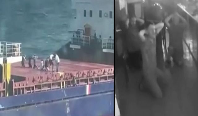Rusya’nın Karadeniz'deki Türk gemisine yaptığı baskının yeni görüntüleri