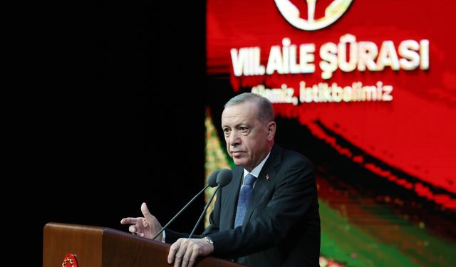 Cumhurbaşkanı Erdoğan, Beştepe'deki Aile Şurasında: "Türkiye olarak nüfusumuzun 85 milyon olması yeterli değil."
